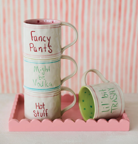 Hazel Mazel Stoneware Mug with Saying