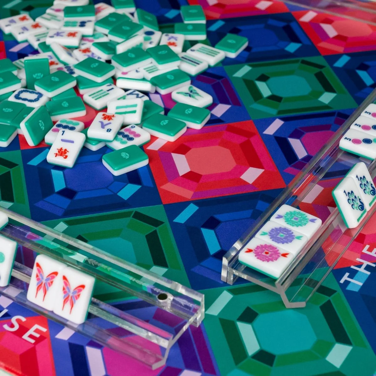 Gem Double Sided Mahjong Mat