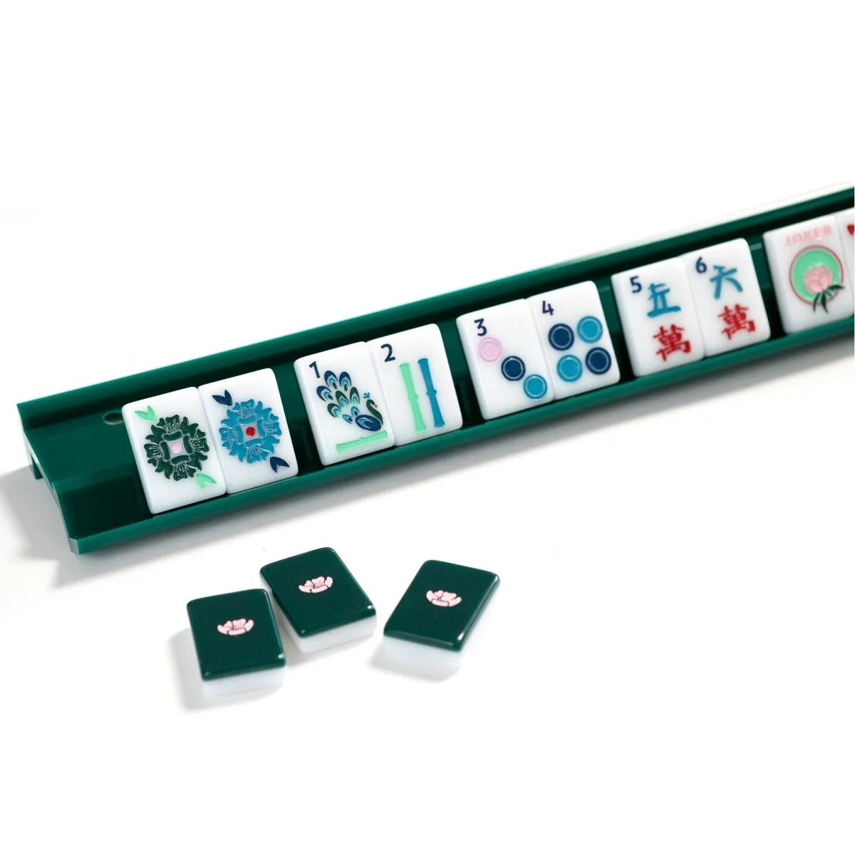Green Acrylic Mahjong Mats