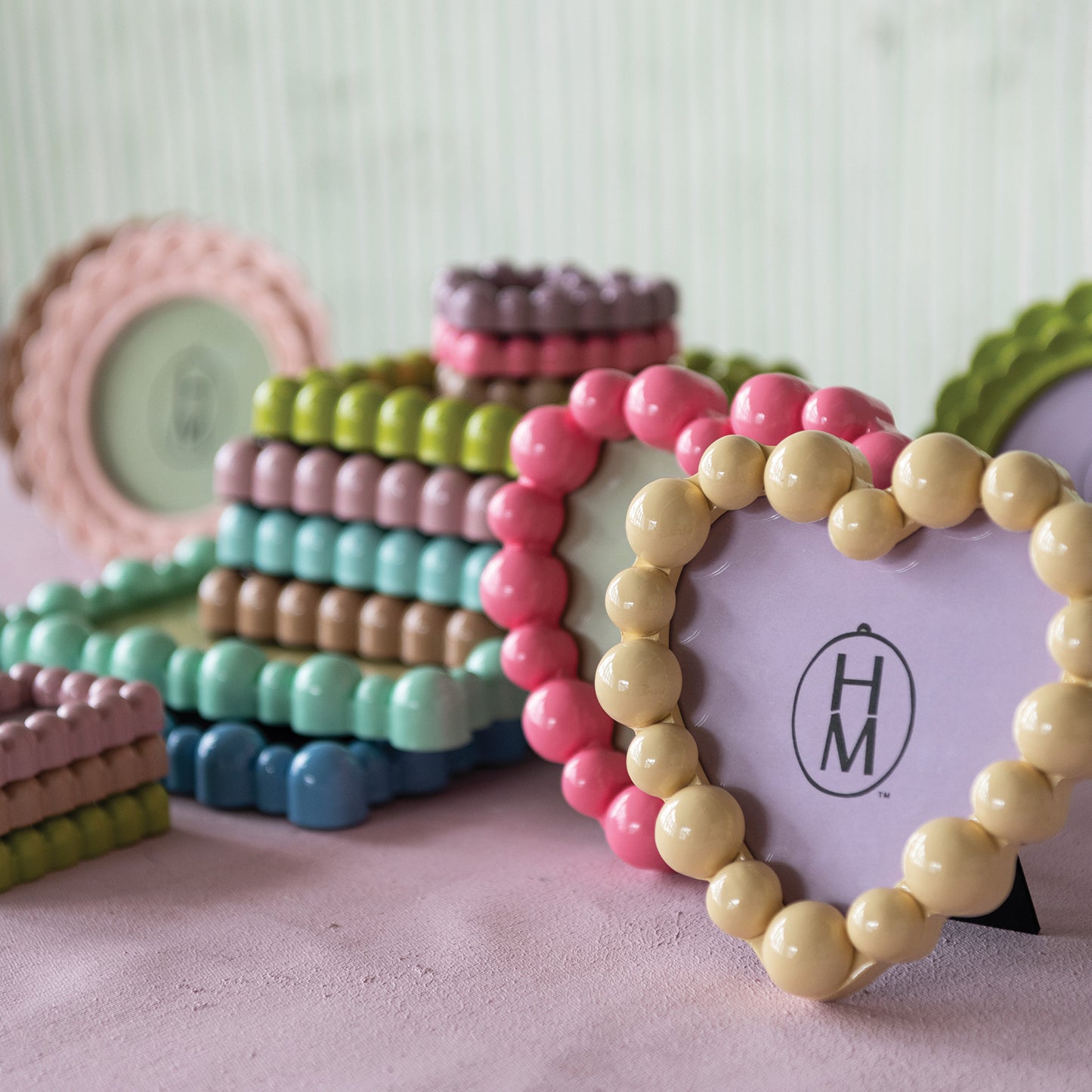 Hazel Mazel Ruffled Resin Photo Frame, 5-3/4"