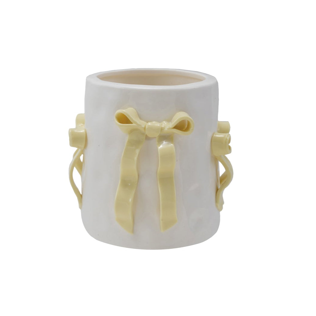 Hazel Mazel Small Stoneware Planter, 4-1/2"