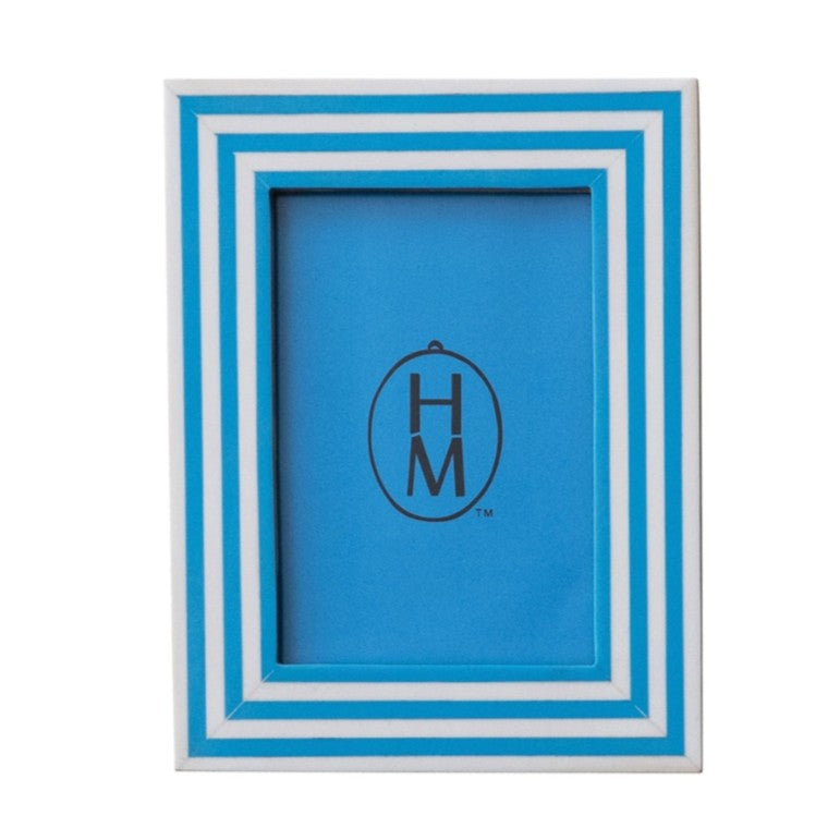 Hazel Mazel Rectangle Resin Striped Photo Frame