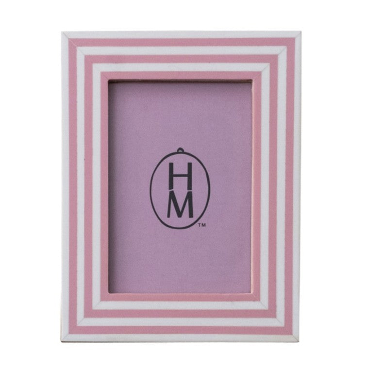 Hazel Mazel Rectangle Resin Striped Photo Frame