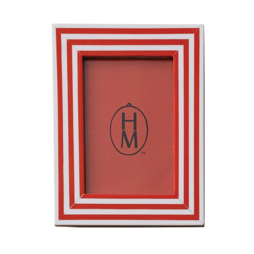 Hazel Mazel Rectangle Resin Striped Photo Frame