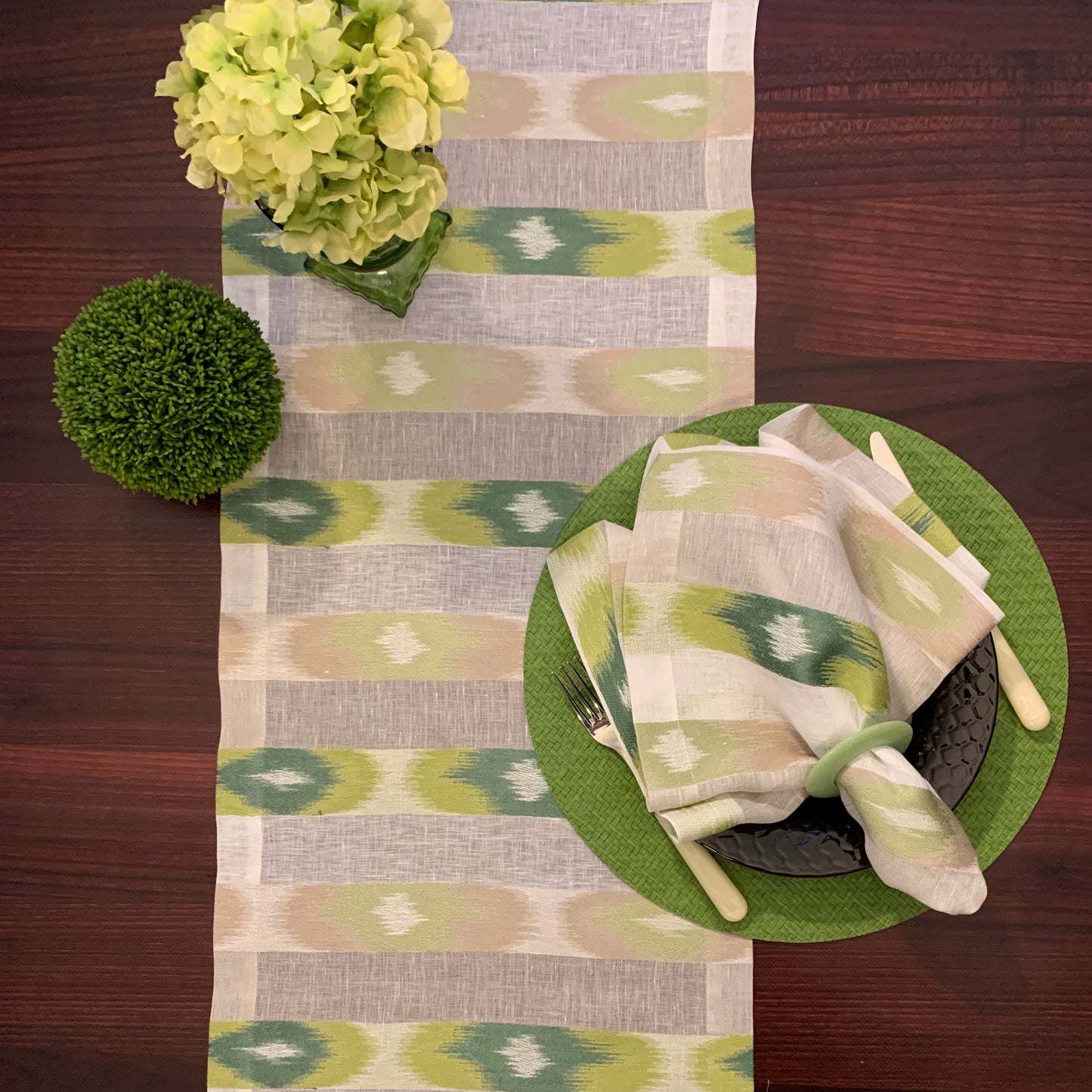 Ikat Linen Napkin by Bodrum, set of 4