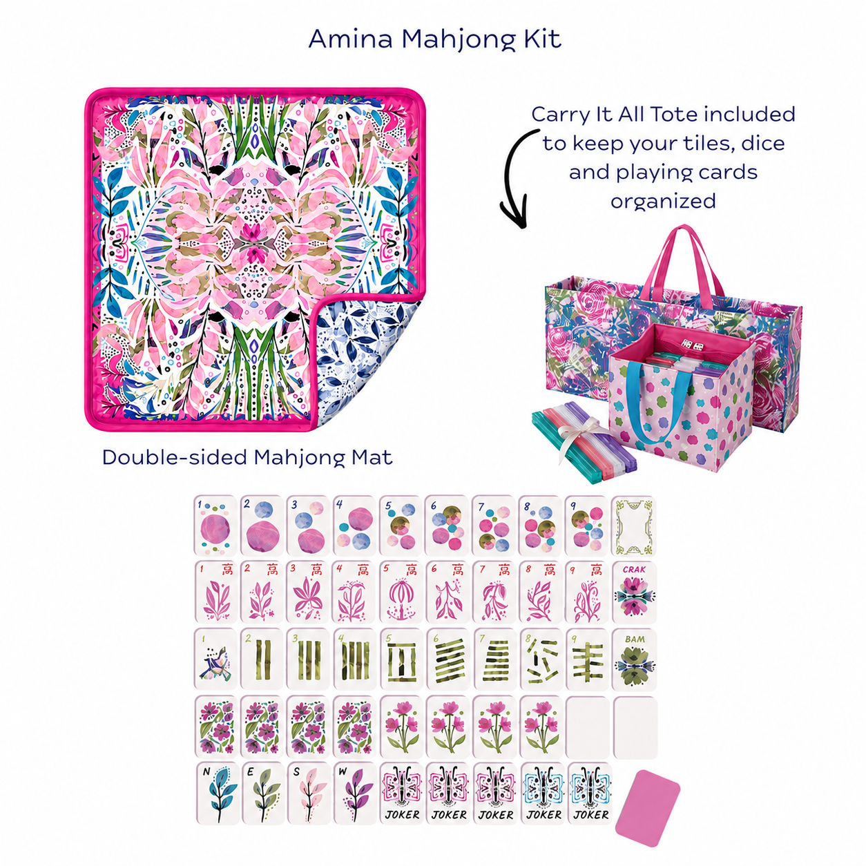Amina Mahjong Tile Kit