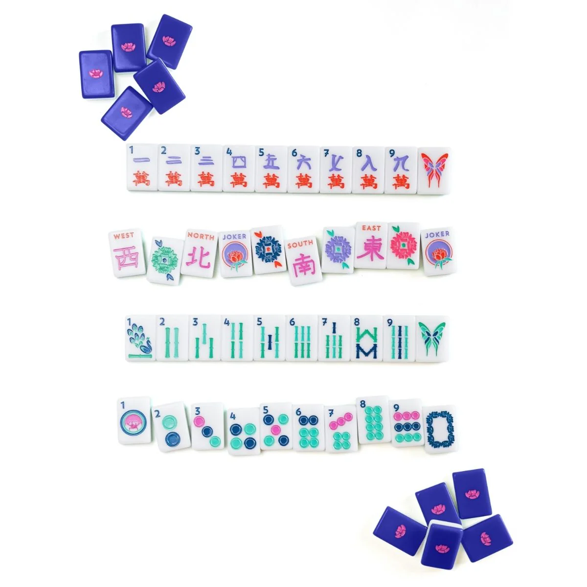 The Jewels Mahjong Tiles