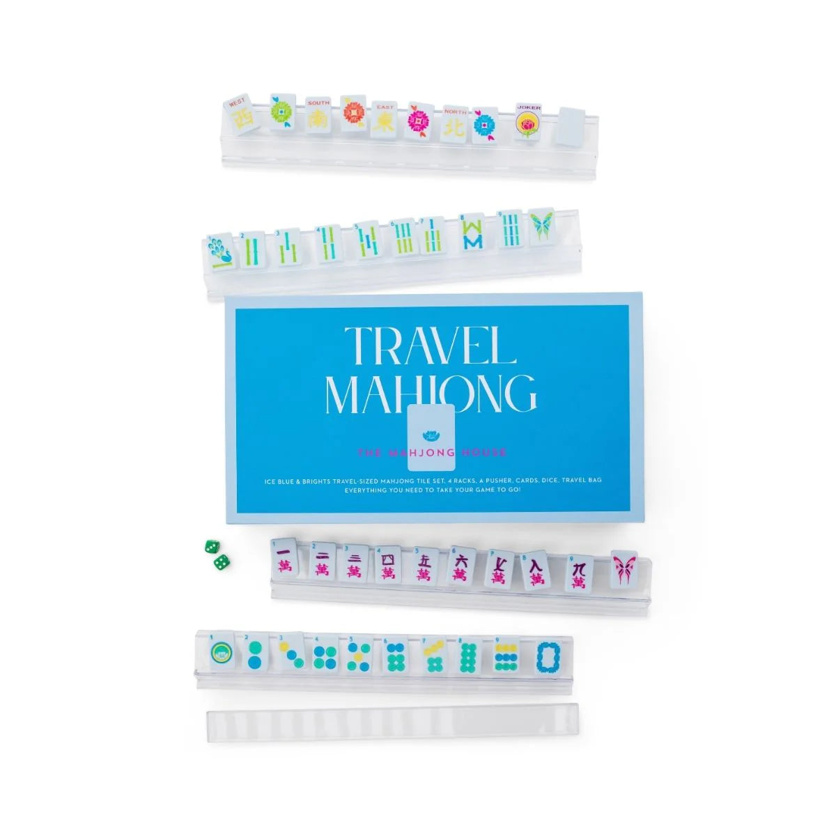 The Jewels Mahjong Tiles - Travel Size