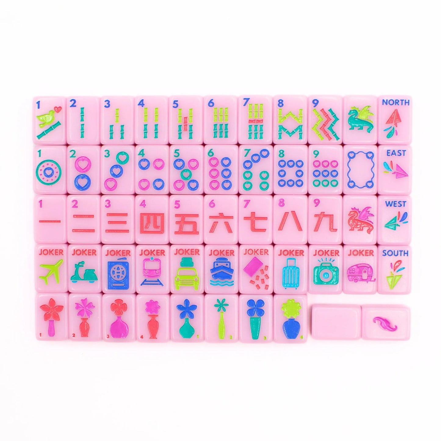 "Go Anywhere" Mahjong Tiles - Travel Size