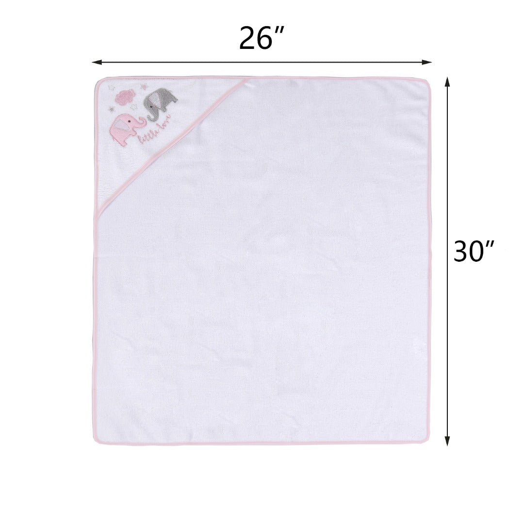 Terrycloth Hooded Wrap and Wash Set