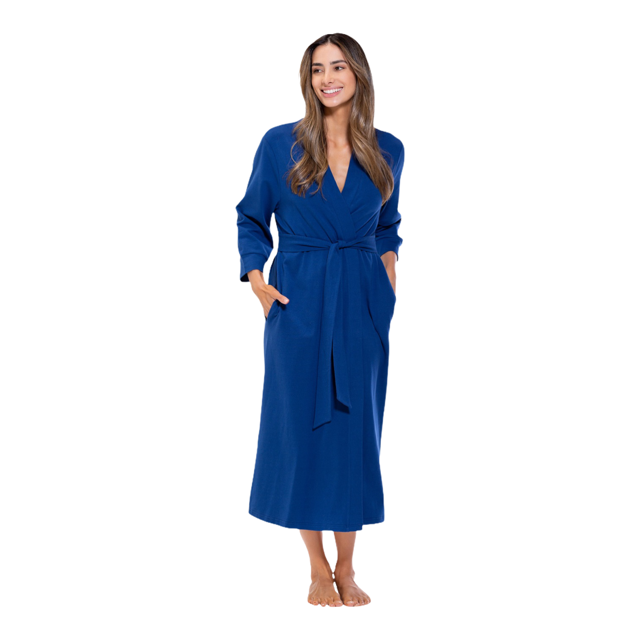 Cotton Knit Robe for Women