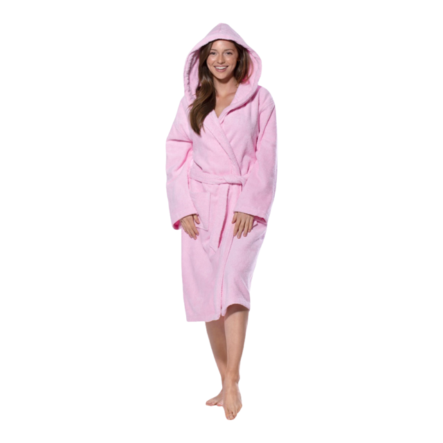 Wrapped In A Cloud Hooded Terrycloth Robe for Women - White / Small/Medium Wrapped In A Cloud Hooded Terrycloth Robe for Women - White / Small/Medium