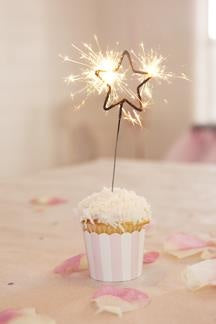 Sparkler Candle Wand - Star/Heart