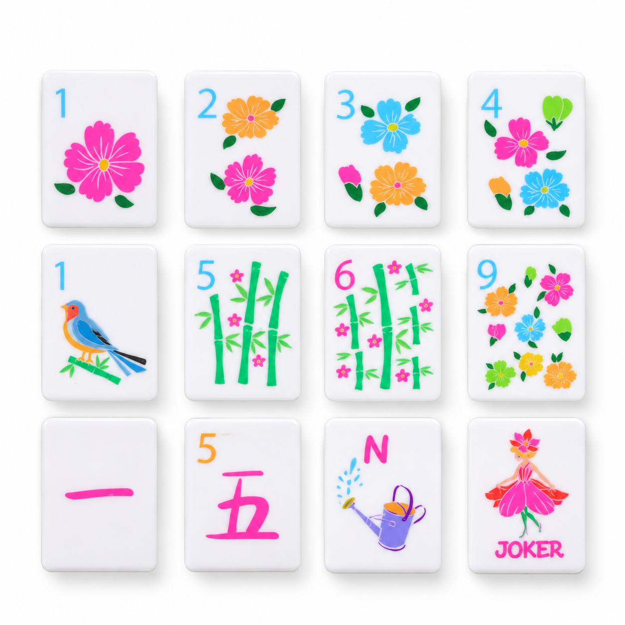 Fairy Garden Travel Mahjong Set
