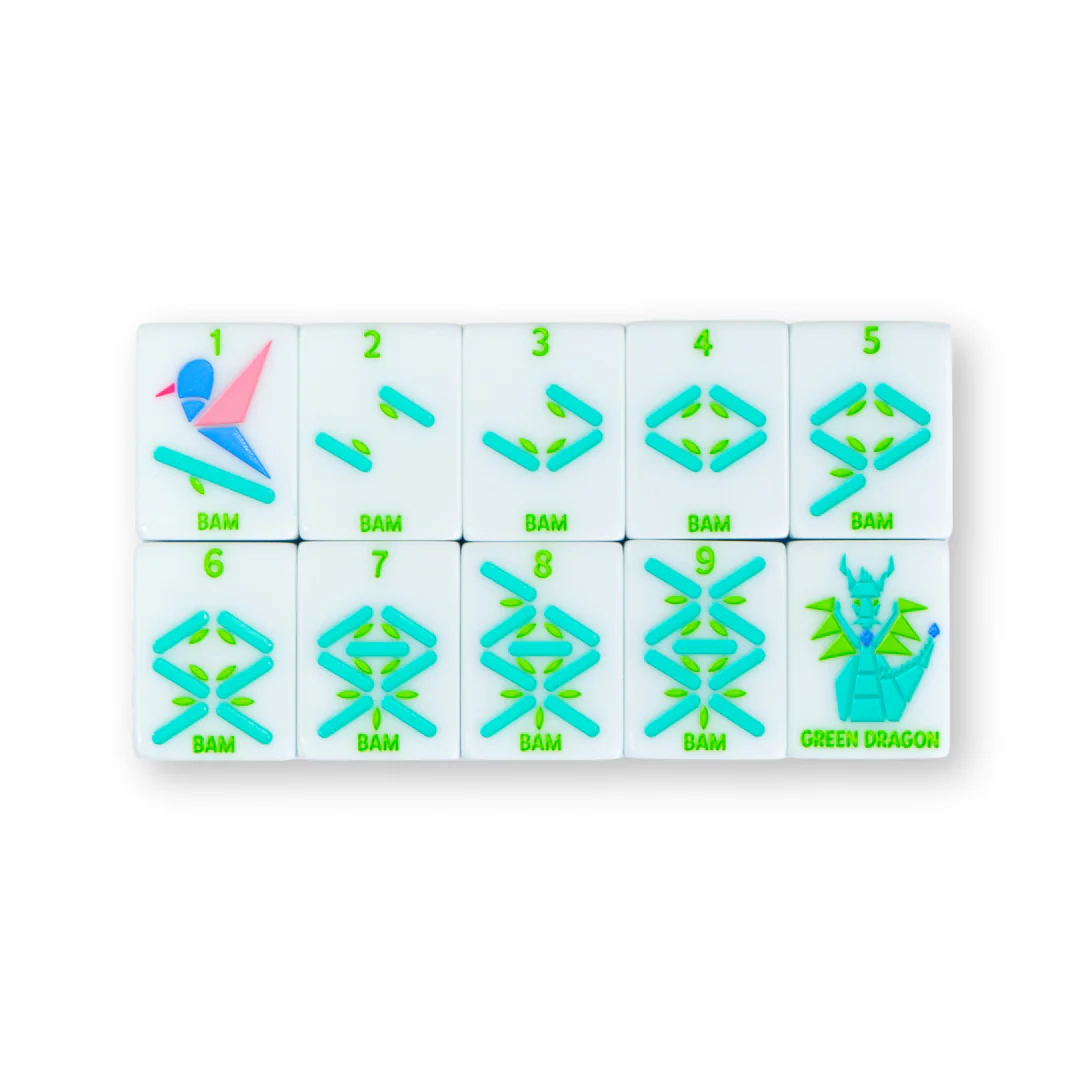Crystals Prism Mahjong Tiles