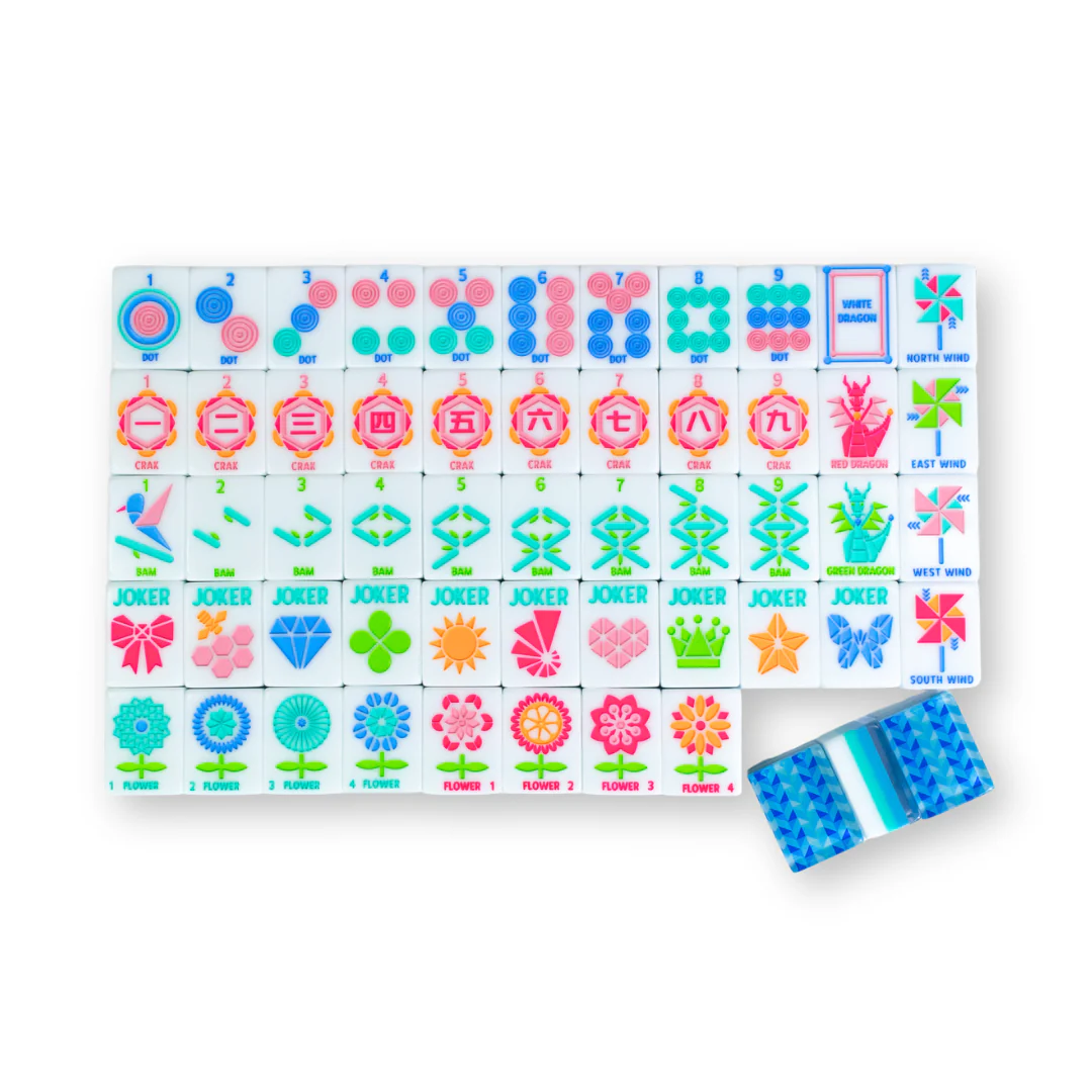 Crystals Prism Mahjong Tiles