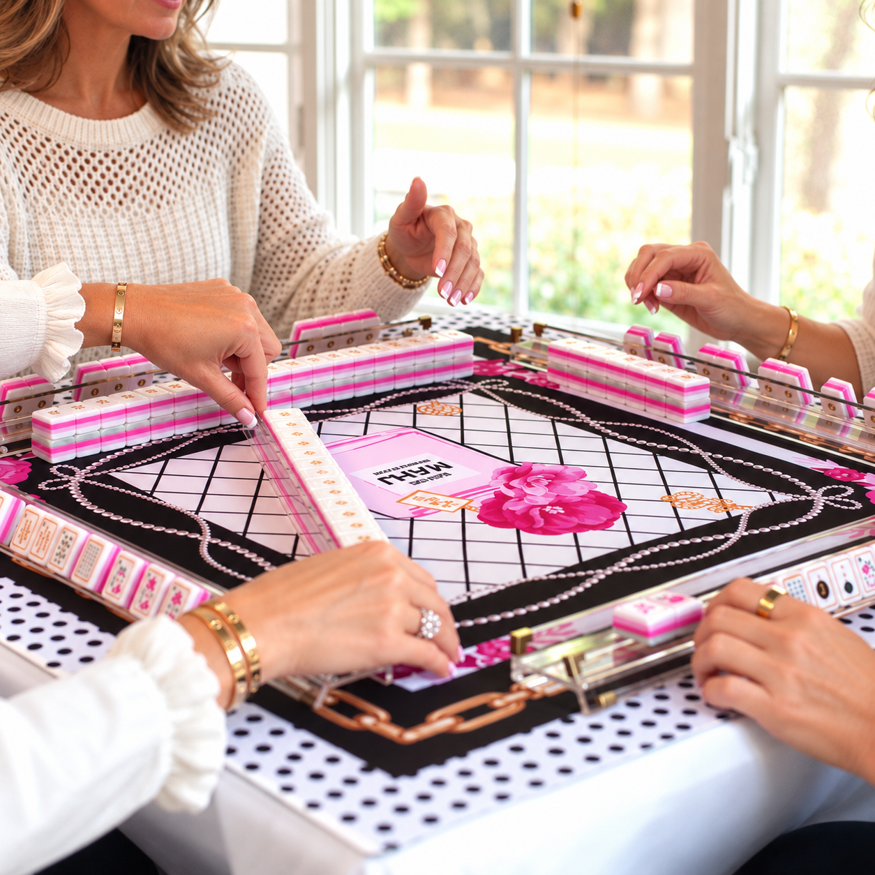 Eau de Mahj Complete American Mahjong Set | Couture Tiles, Mat & Racks