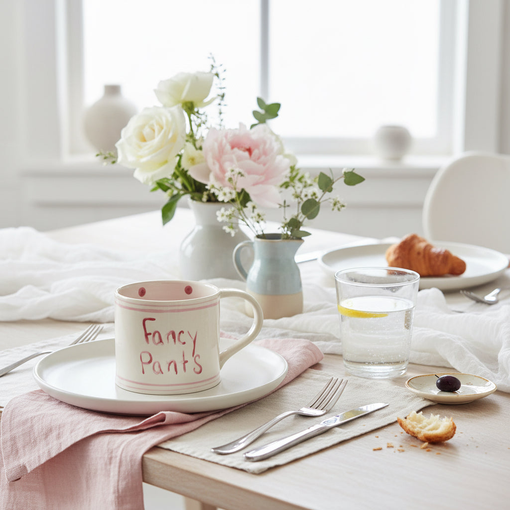 Hazel Mazel Stoneware Mug with Saying