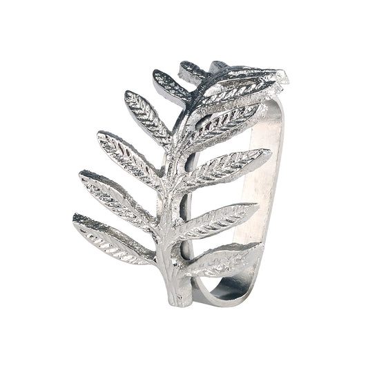 Fern Napkin Ring by Bodrum, Set of 4