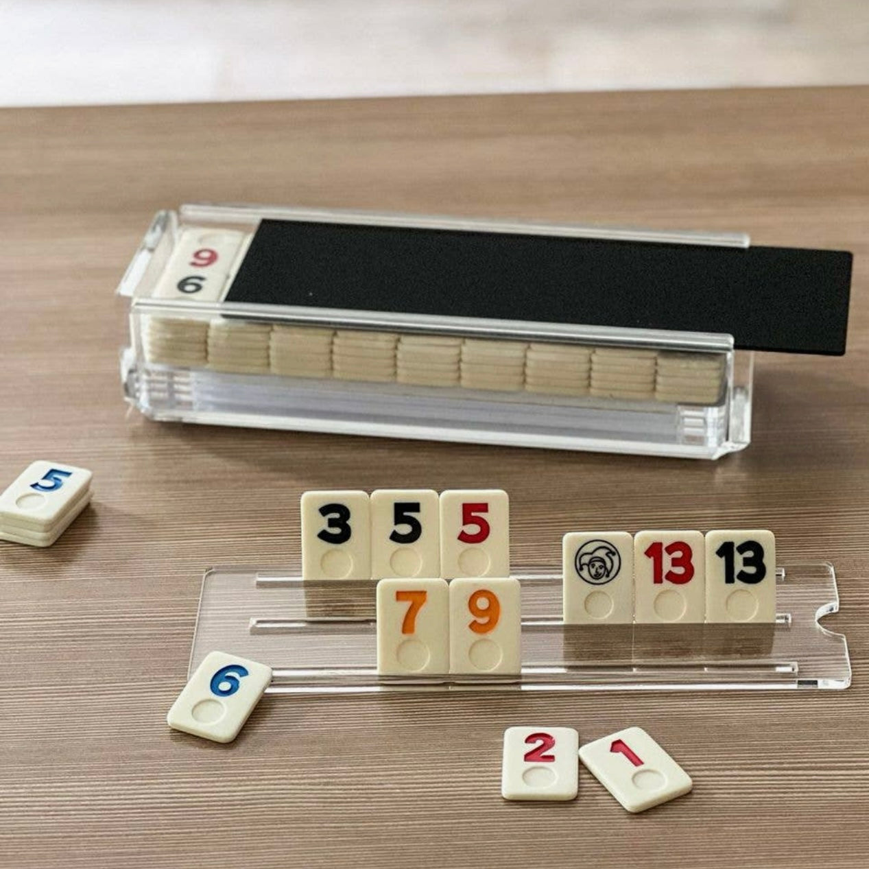 Lucite Rummikub Game Set