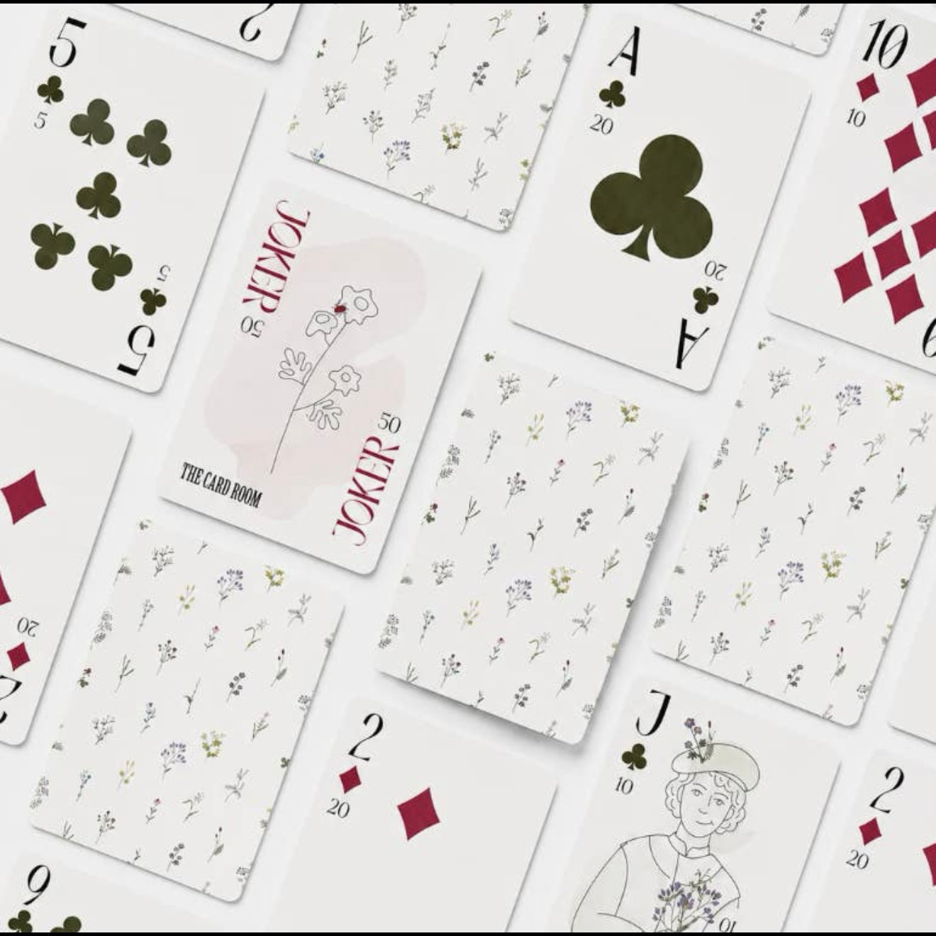 Garden Floral Canasta Cards - photo 2