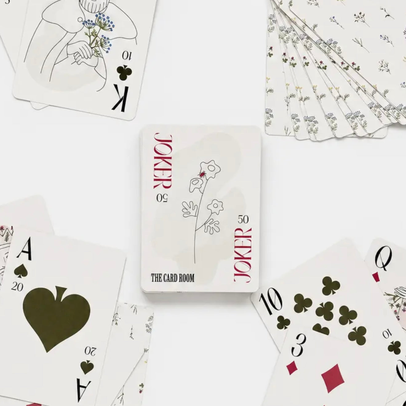 Garden Floral Canasta Cards | Playing Card Deck