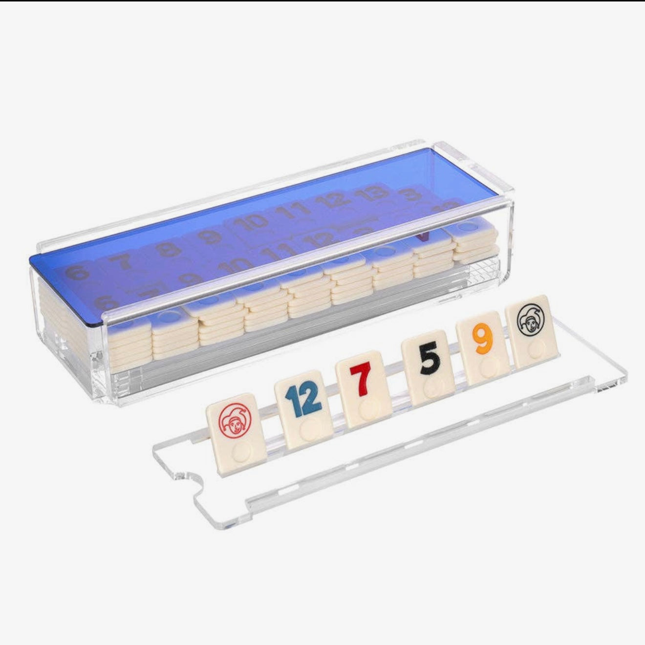 Lucite Rummikub Game Set