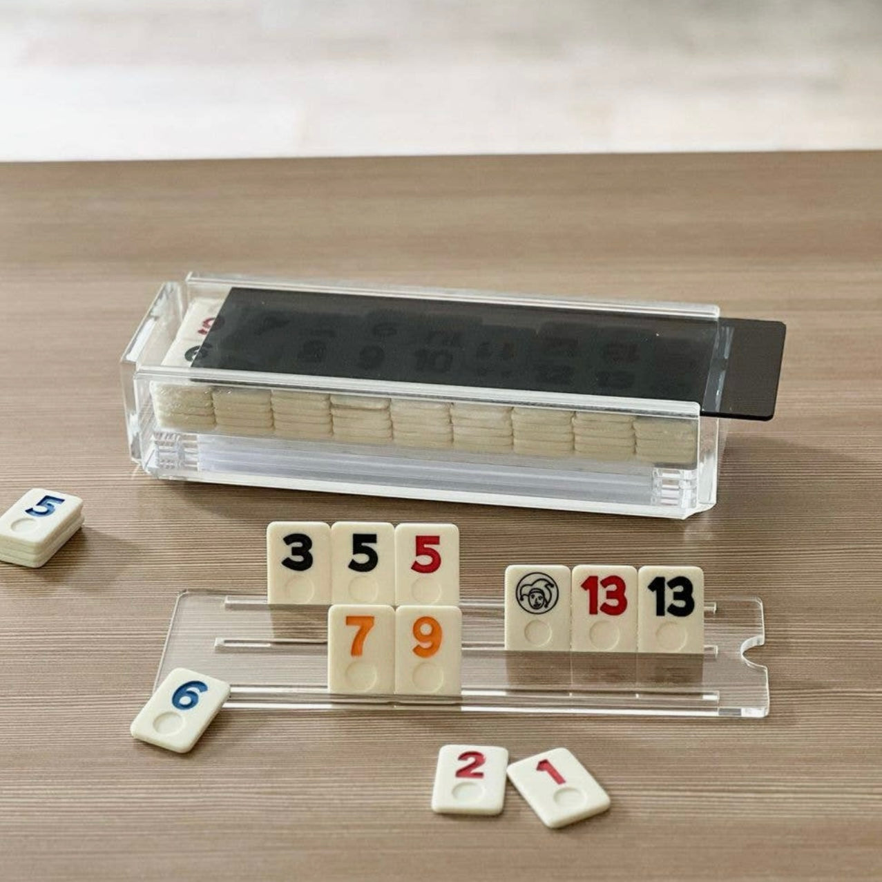 Lucite Rummikub Game Set
