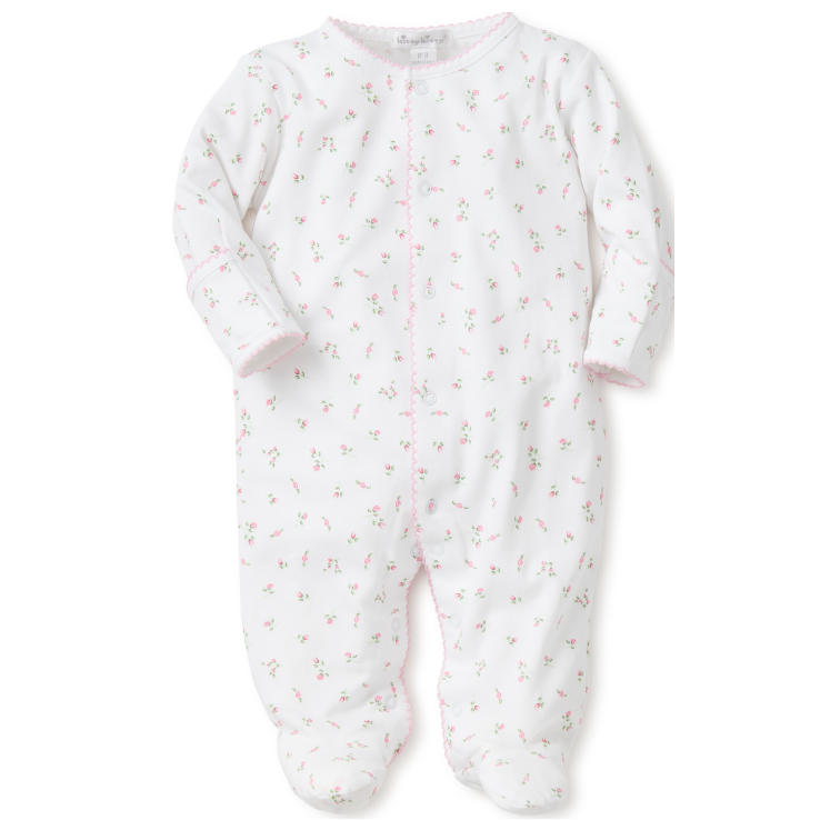 Kissy Kissy Baby Girls Pink Dots Jungle Animals Footie