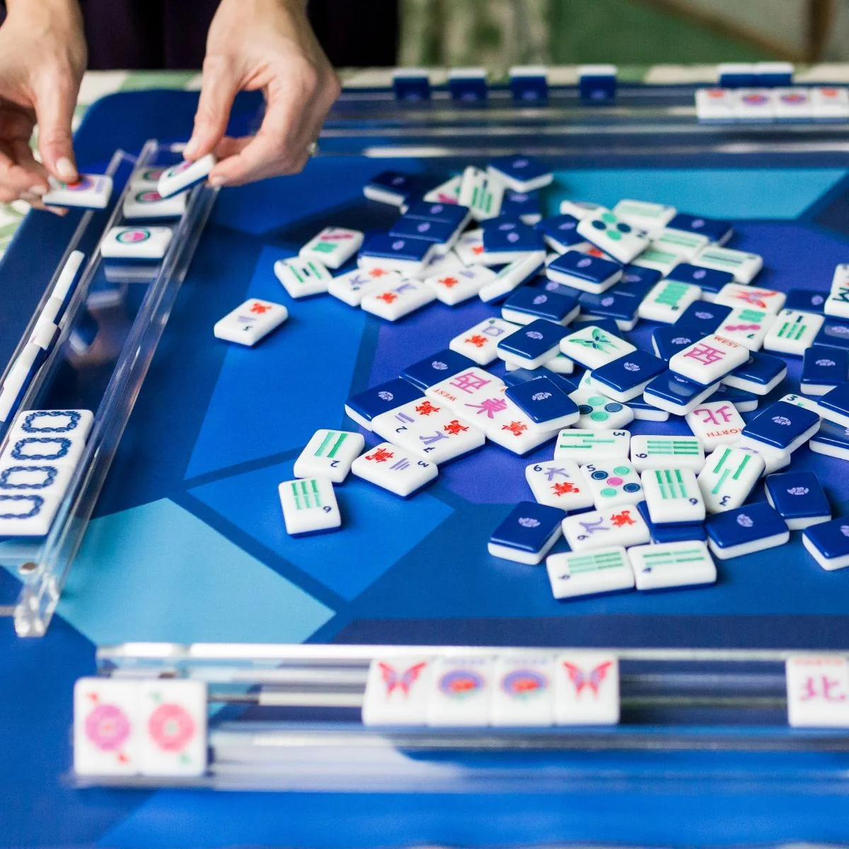 Gem Double Sided Mahjong Mat