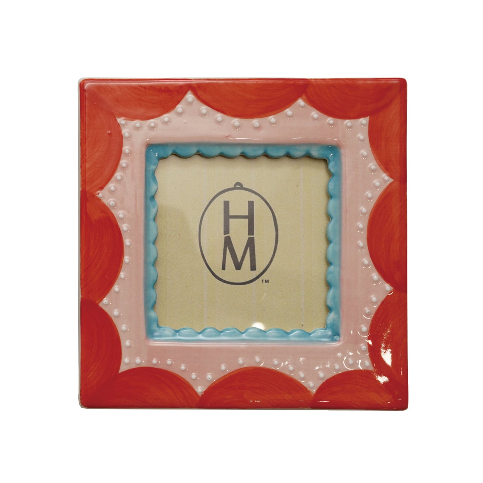 Hazel Mazel Stoneware Photo Frame, 4-1/4