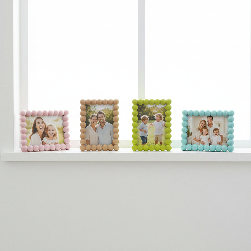 Hazel Mazel Photo Hobnail Frame, 5" x 7"
