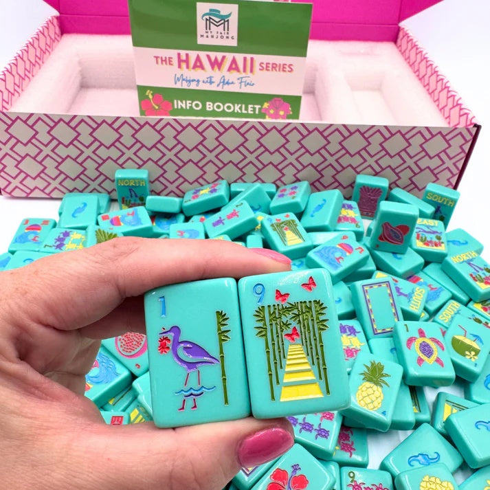 "Destination" Mahjong Tiles - Chunky