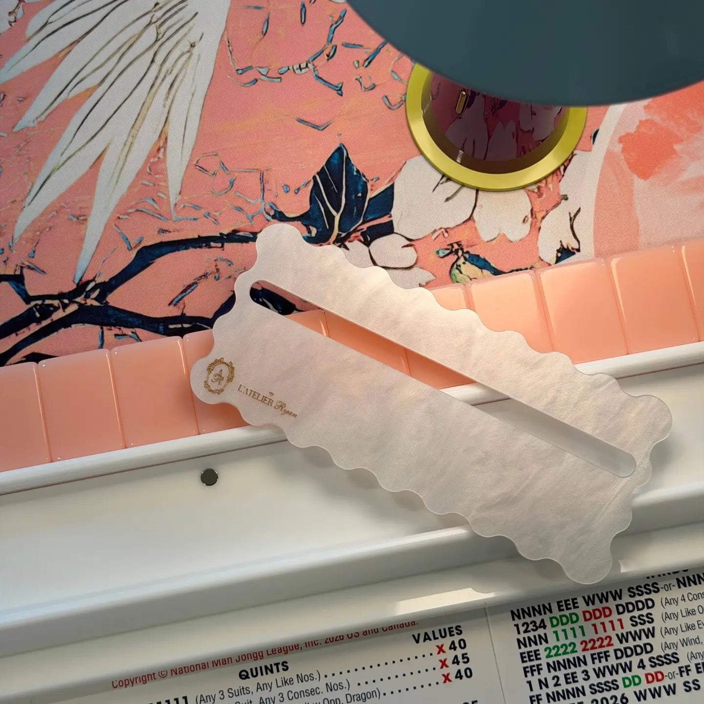 Mahjong Line Reader - White Pearl
