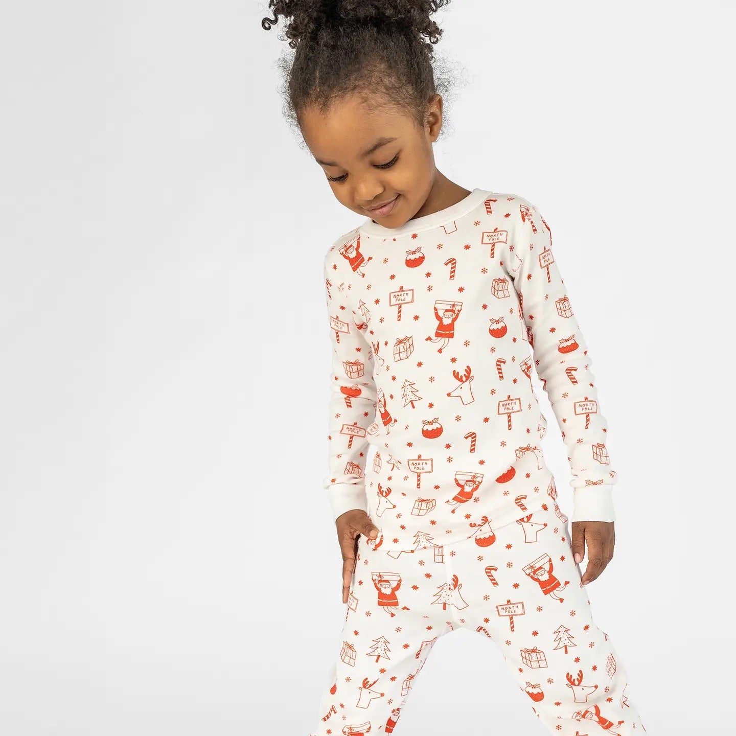 North Pole Children's Organic Cotton Pajama Set