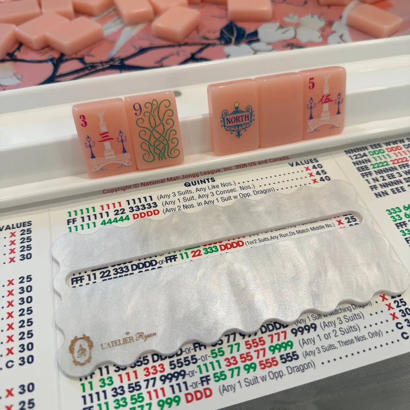 Mahjong Line Reader - White Pearl