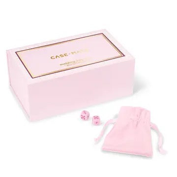 Ballet Pink mahjong tiles — bows, cherries and cocktail artwork detail