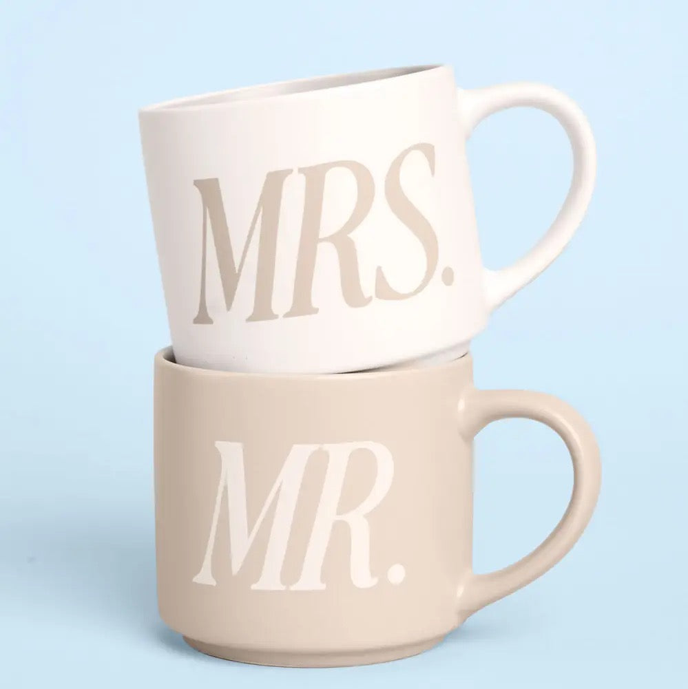 Mr. and Mrs. Mug Set