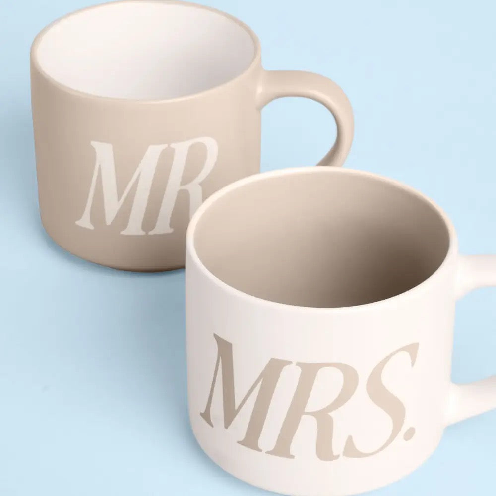 Mr. and Mrs. Mug Set