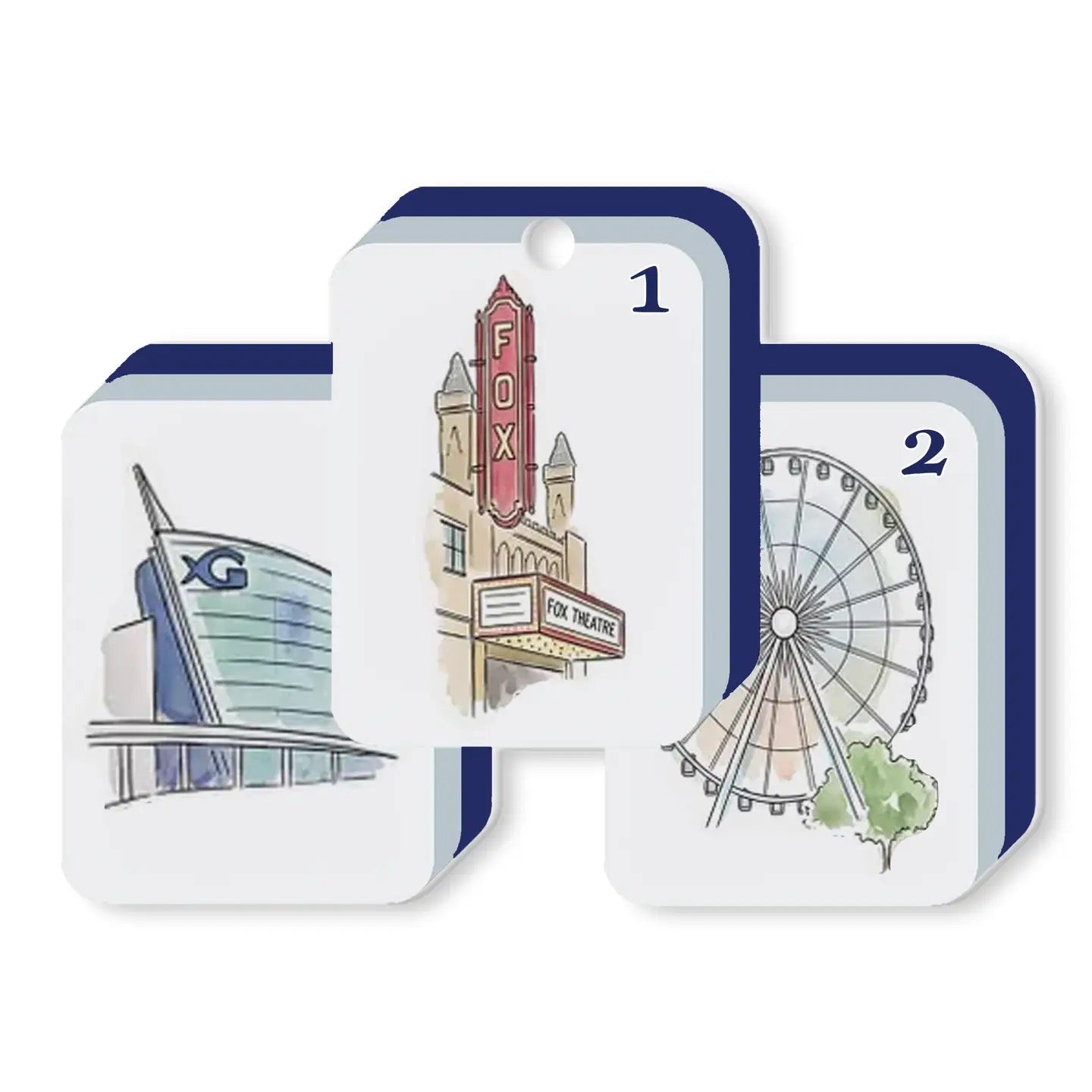The Mahjong Tile Christmas Ornament