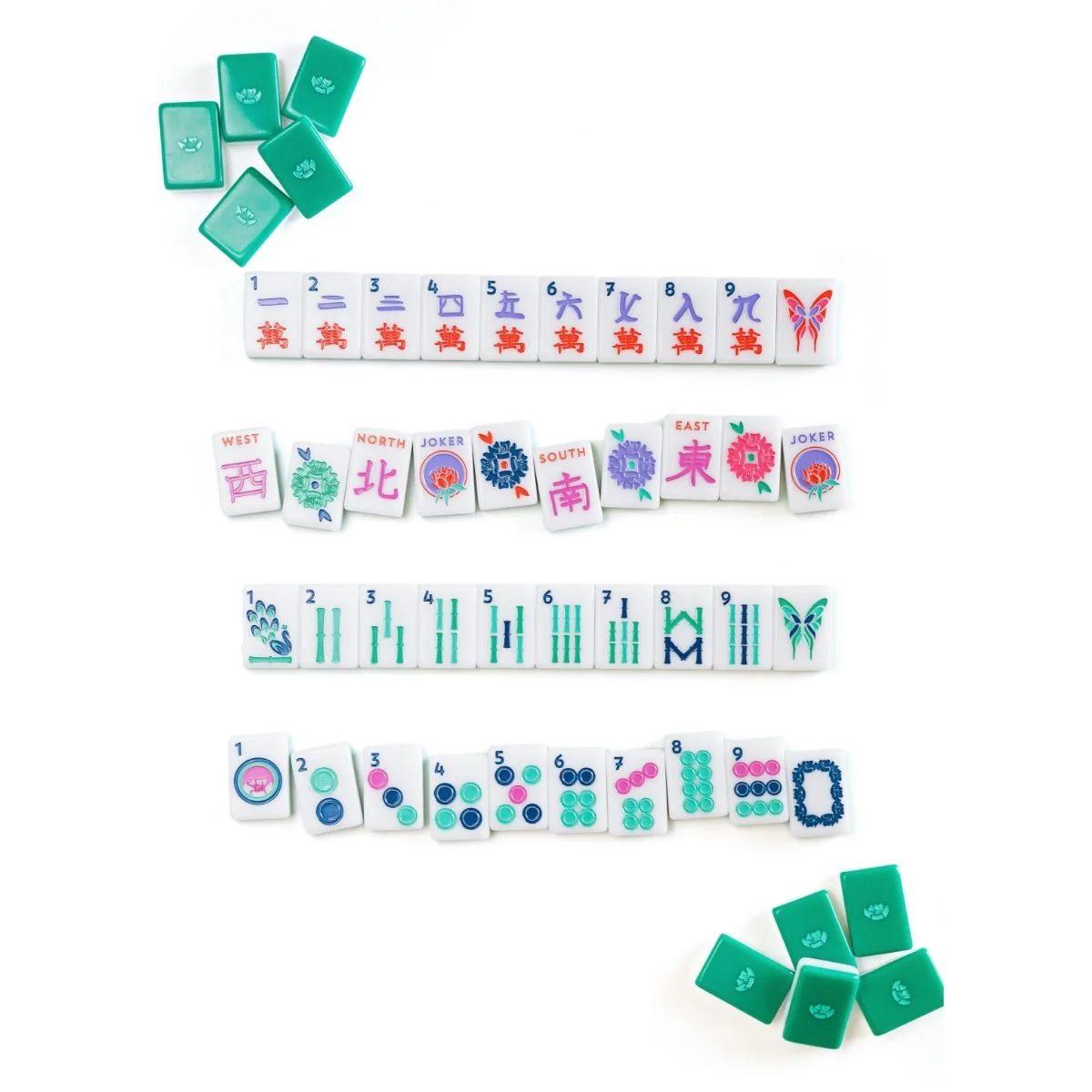 The Jewels Mahjong Tiles
