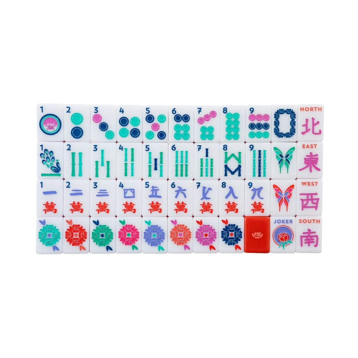 The Jewels Mahjong Tiles