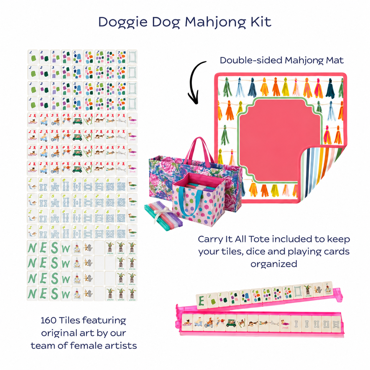 Doggie Dog Mahjong Tile Kit