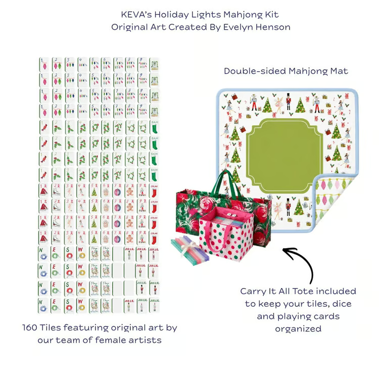 Holiday Lights Mahjong Tile Kit