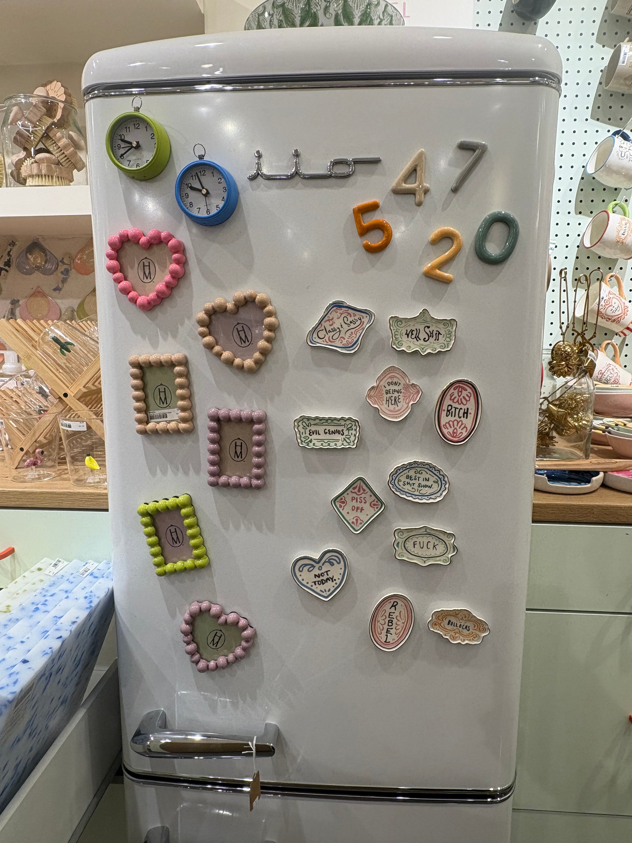 Hazel Mazel Mini Hobnail Photo Frame | Magnet – Wrapped In A Cloud