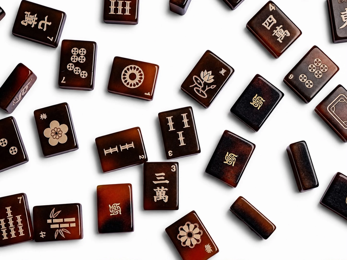 Maison Tortoise Mahjong Tile Set
