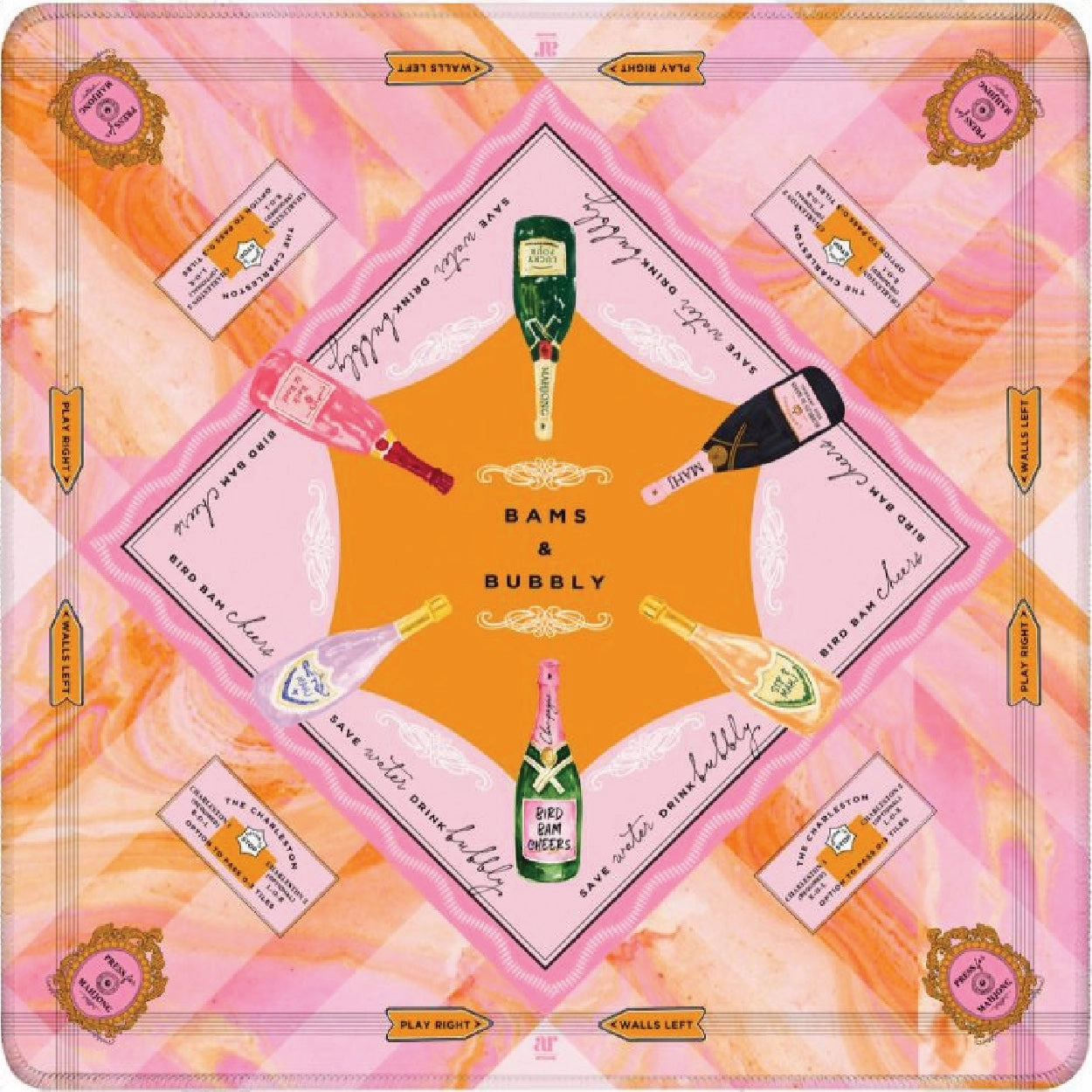 Bams & Bubbly Mahjong Mat