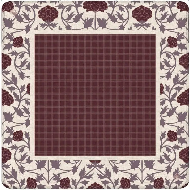 Burgundy Grove Mahjong Mat