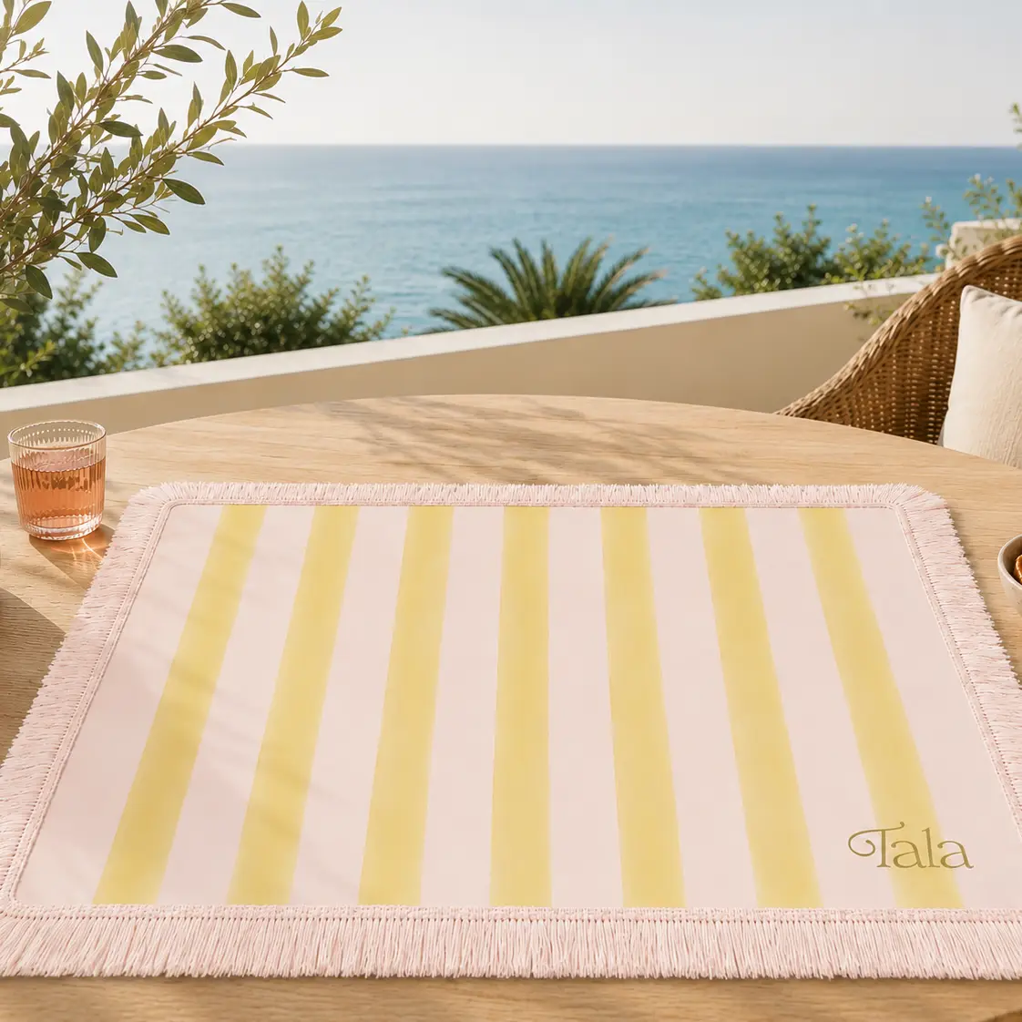 Cabana Fringe Mahjong Mat