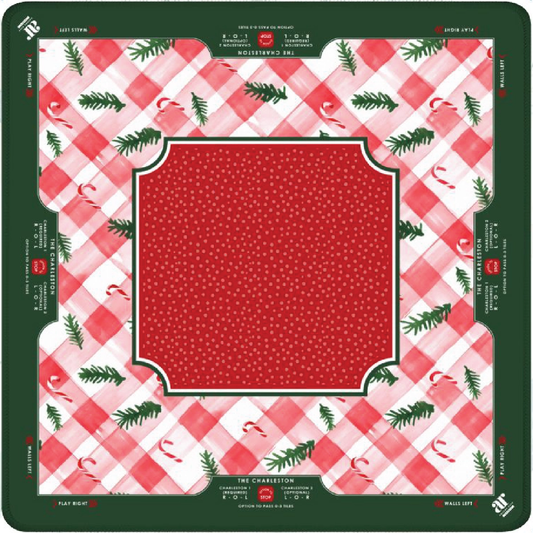 Candy Cane Lane Mahjong Mat